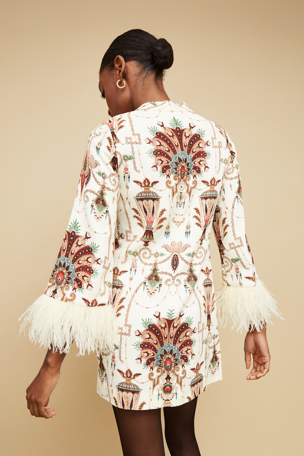 Vida Dress Bejeweled Ivory
