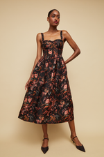 Phoebe Midi Dress Pindell Black