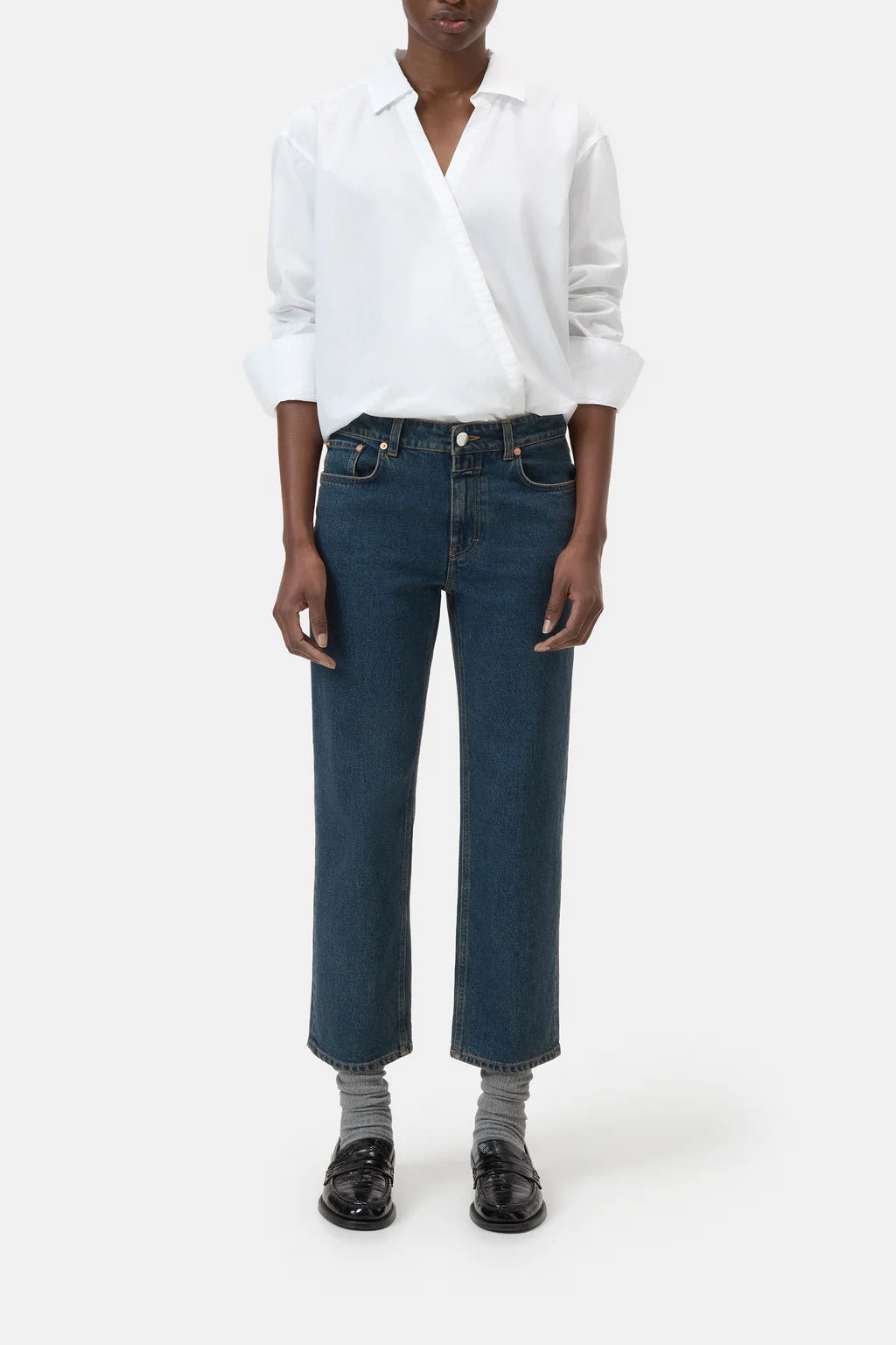 Asymmetric Shirt White