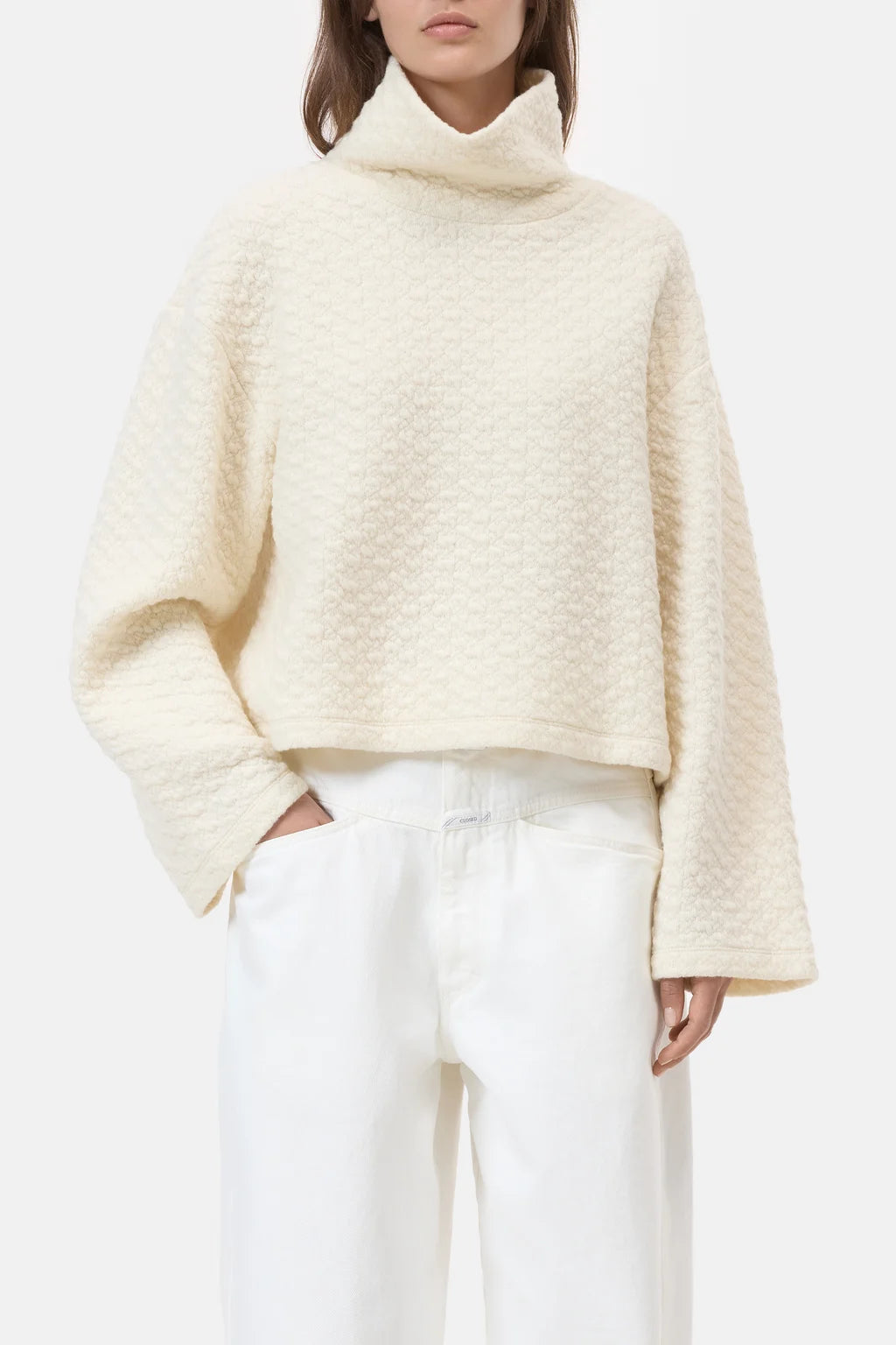 High Neck Sweatshirt Shetland