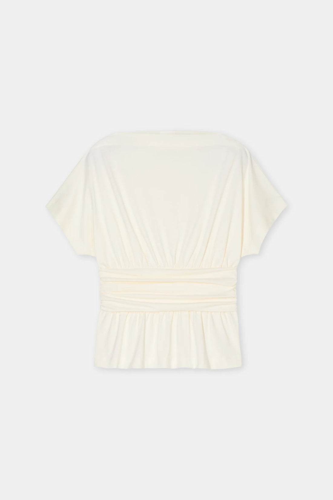 Draped T-Shirt Ivory