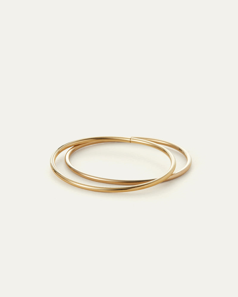 Dane Bangle Set Gold Medium