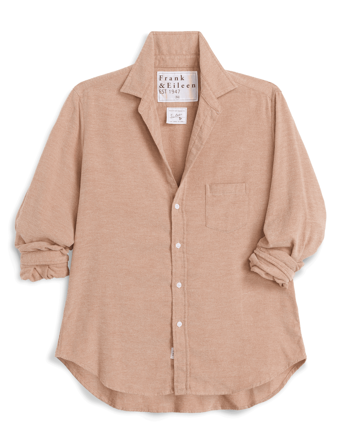Eileen Relaxed Button-Up Shirt Pumpkin