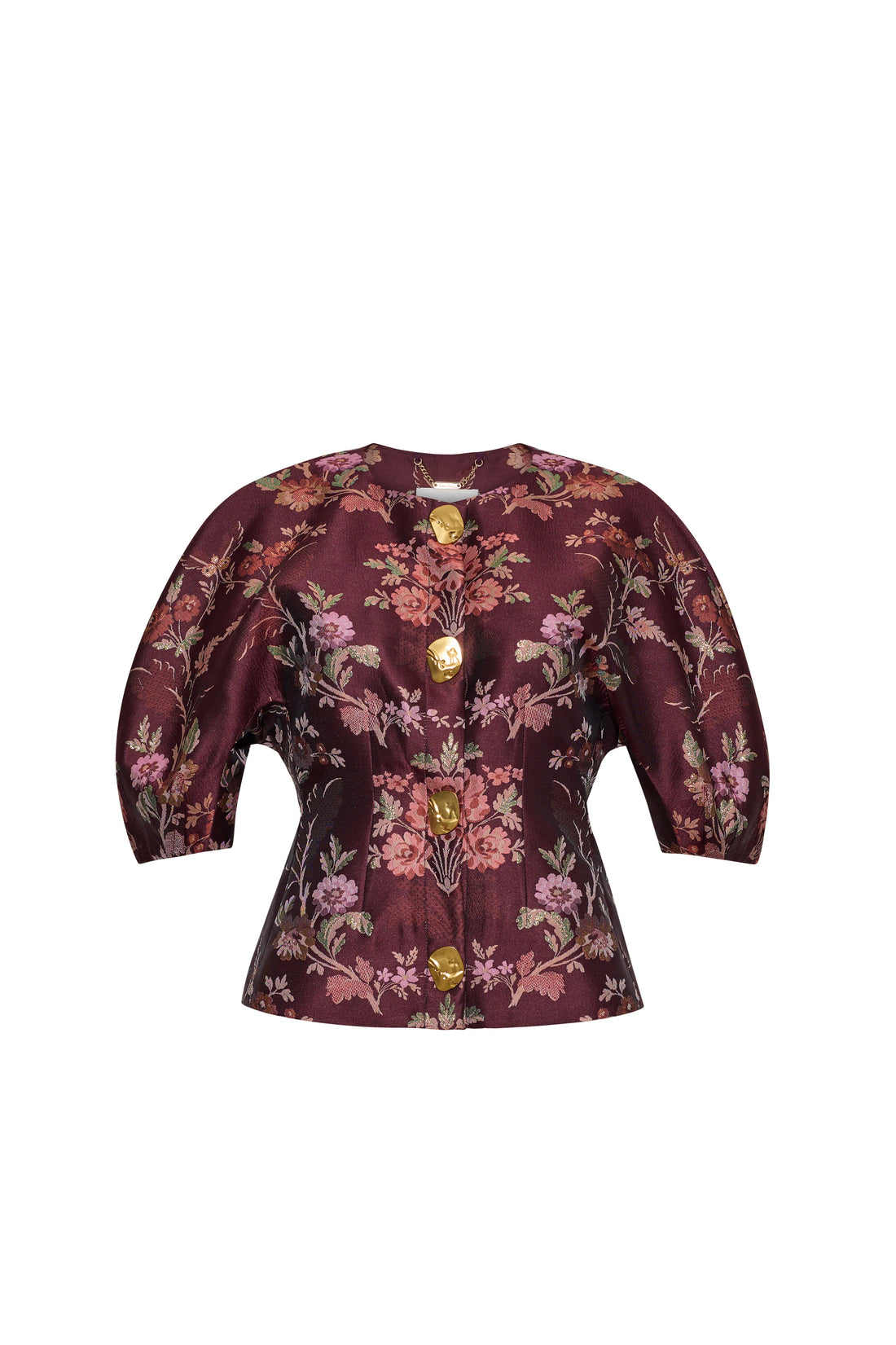 Fletcher Top Trellis Jacquard Maroon