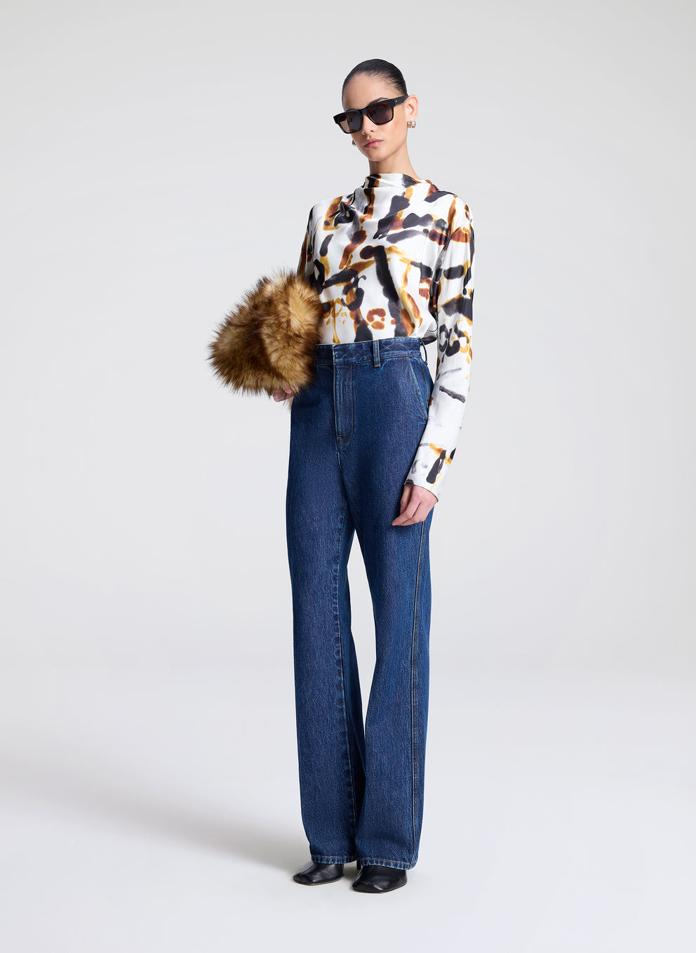 Georgia Top Black/Camel