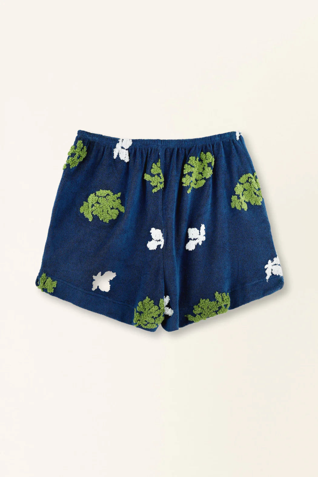 Colima Terry Short in Adriatic Fig
