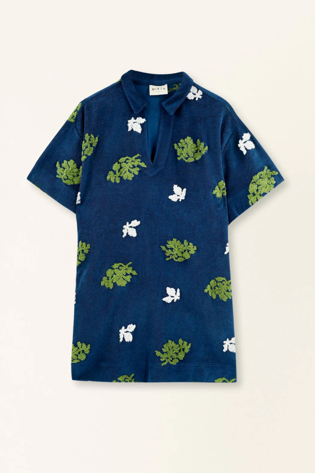 Lanai Terry Dress in Adriatic Fig