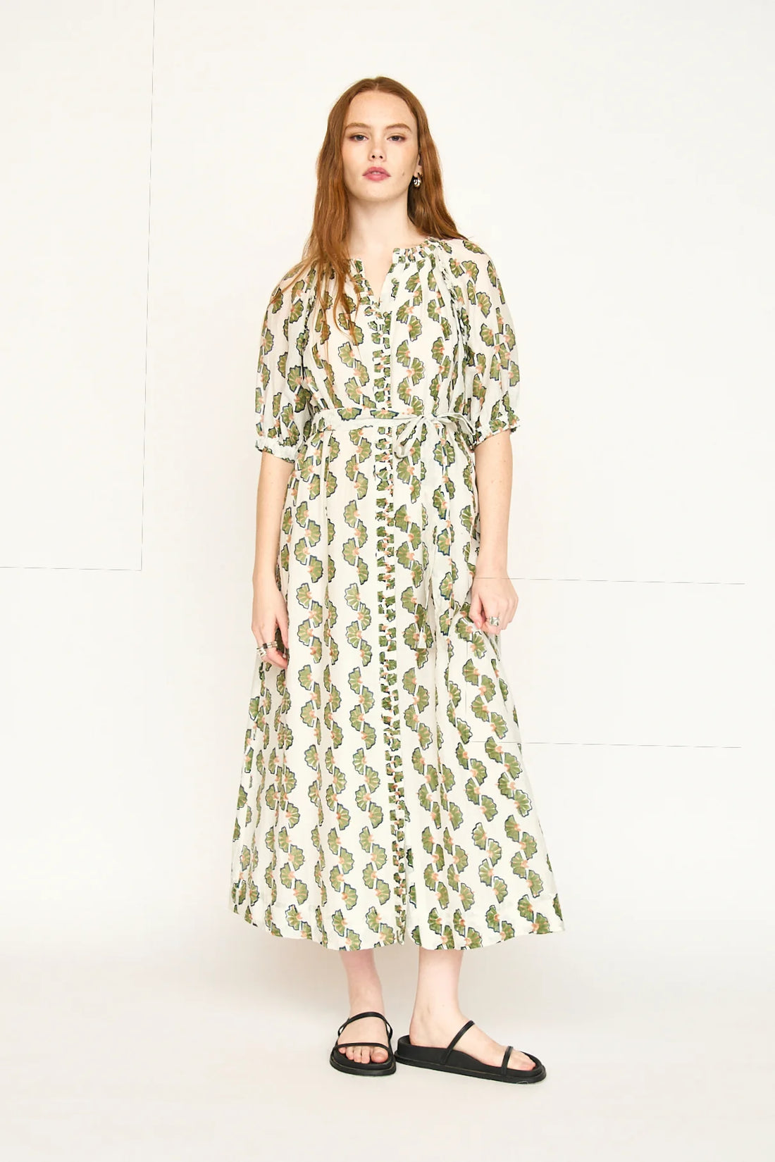 Somerset Dress in Dill Orchard Road
