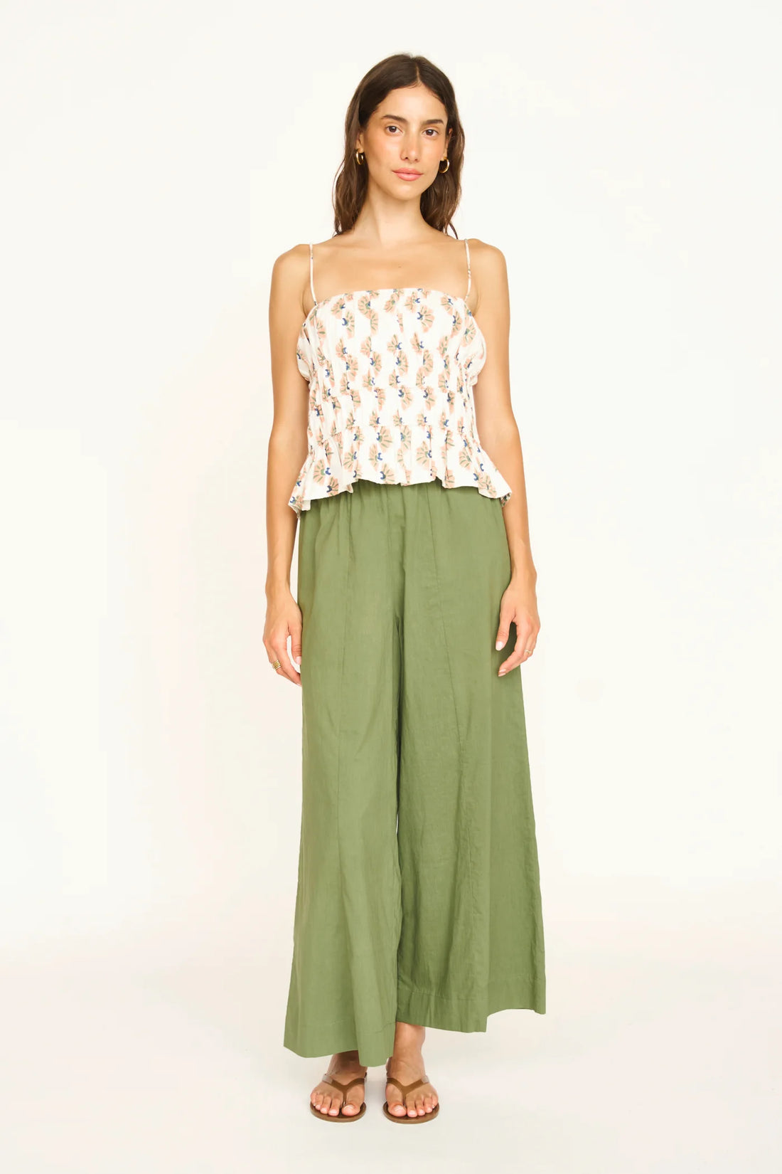 Puglia Peplum Top in Clay Orchard Road