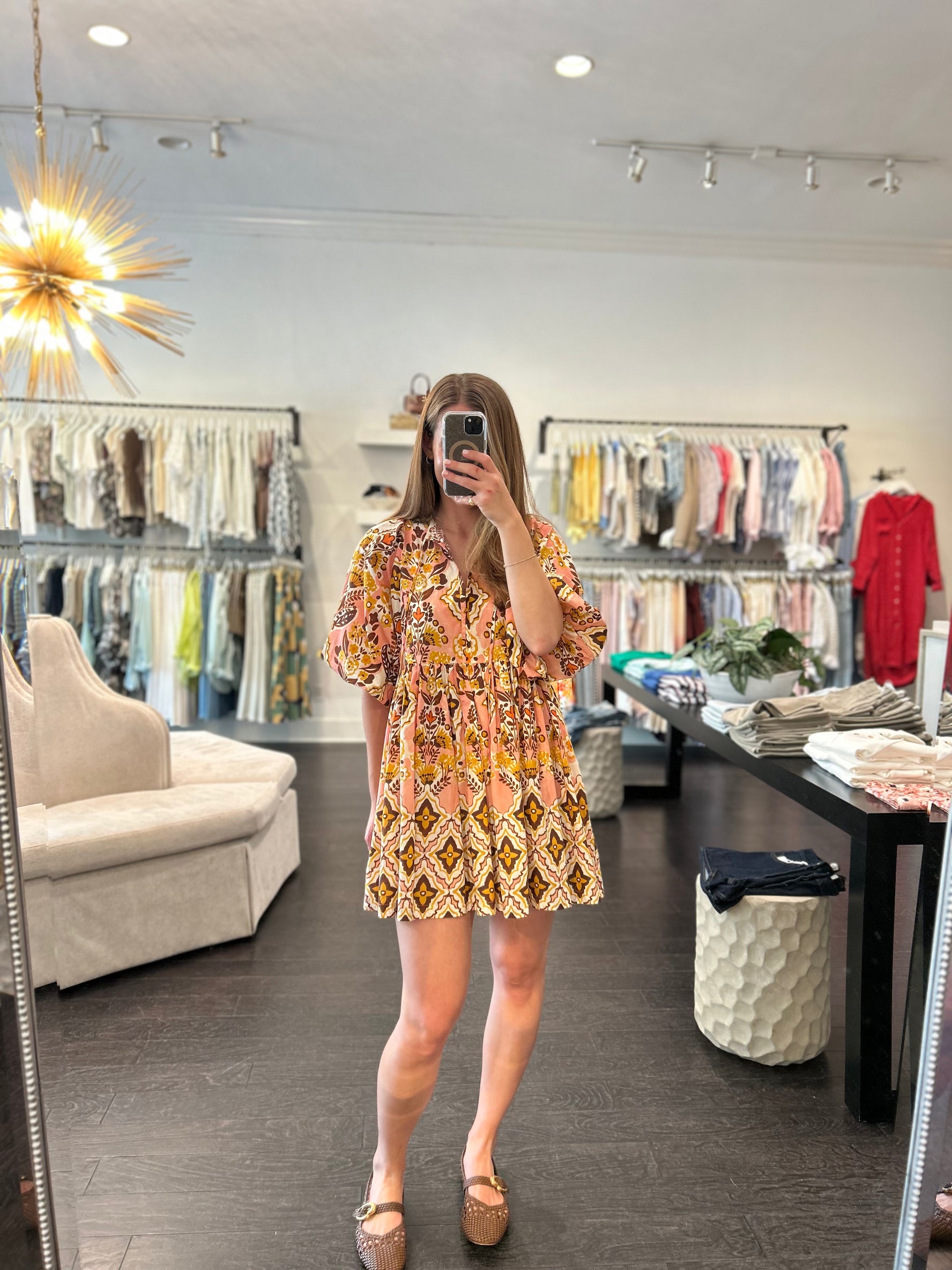 Jude Mini Dress Adina Blush