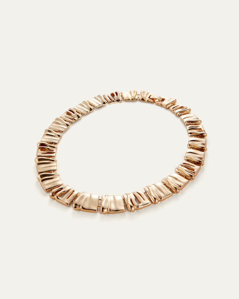 Sundra Collar High Polish Gold