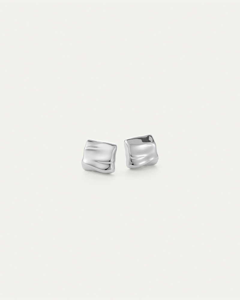 Mini Sundra Earrings High Polish Silver