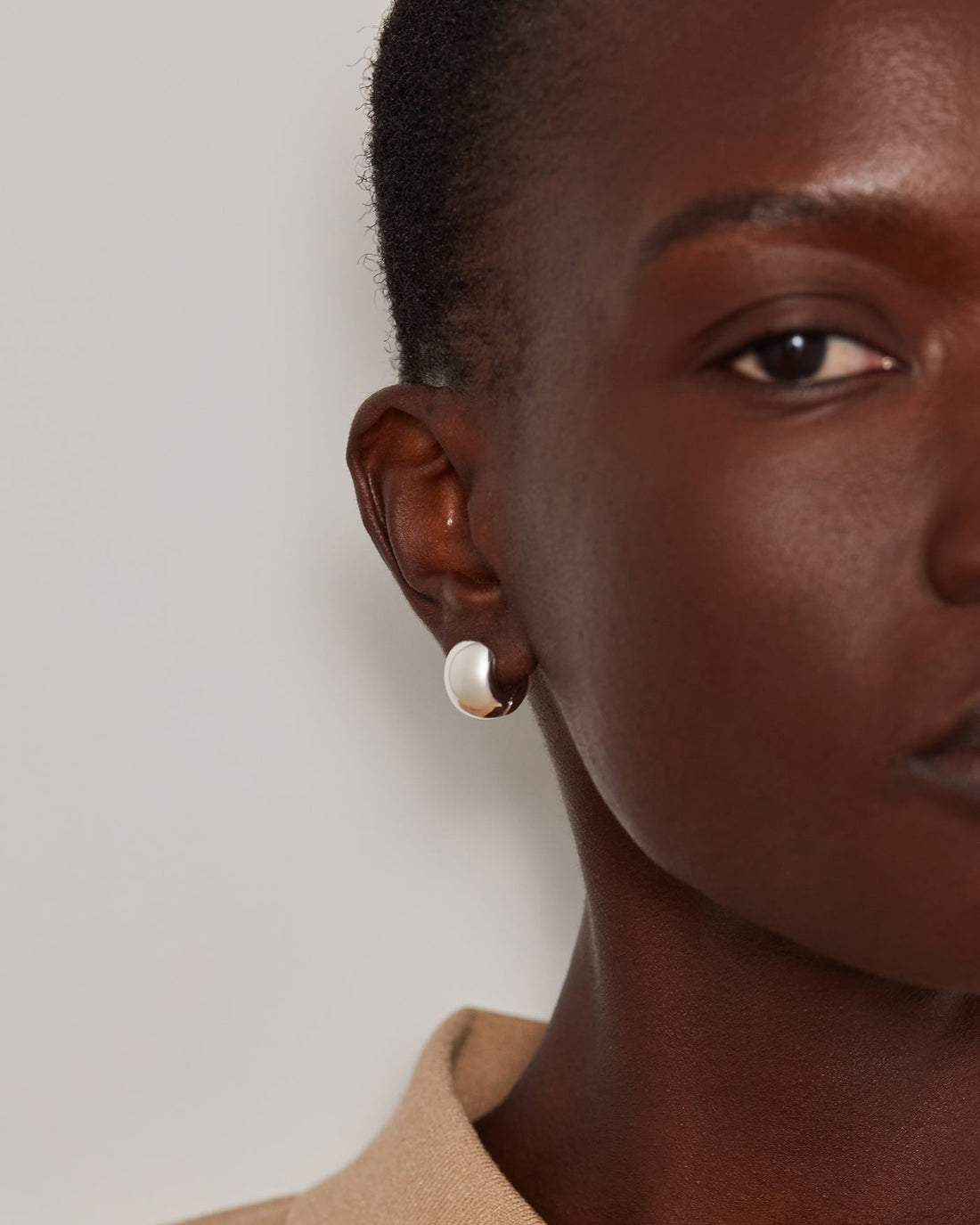 Mini Gemma Hoops Silver