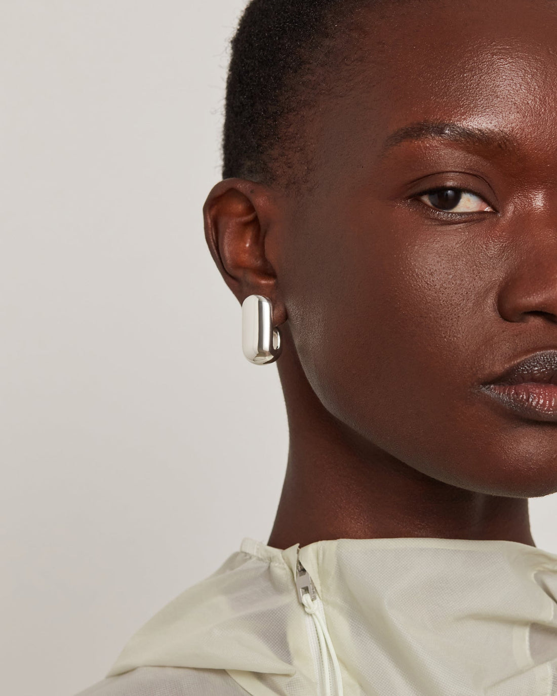 Leon Earrings Silver