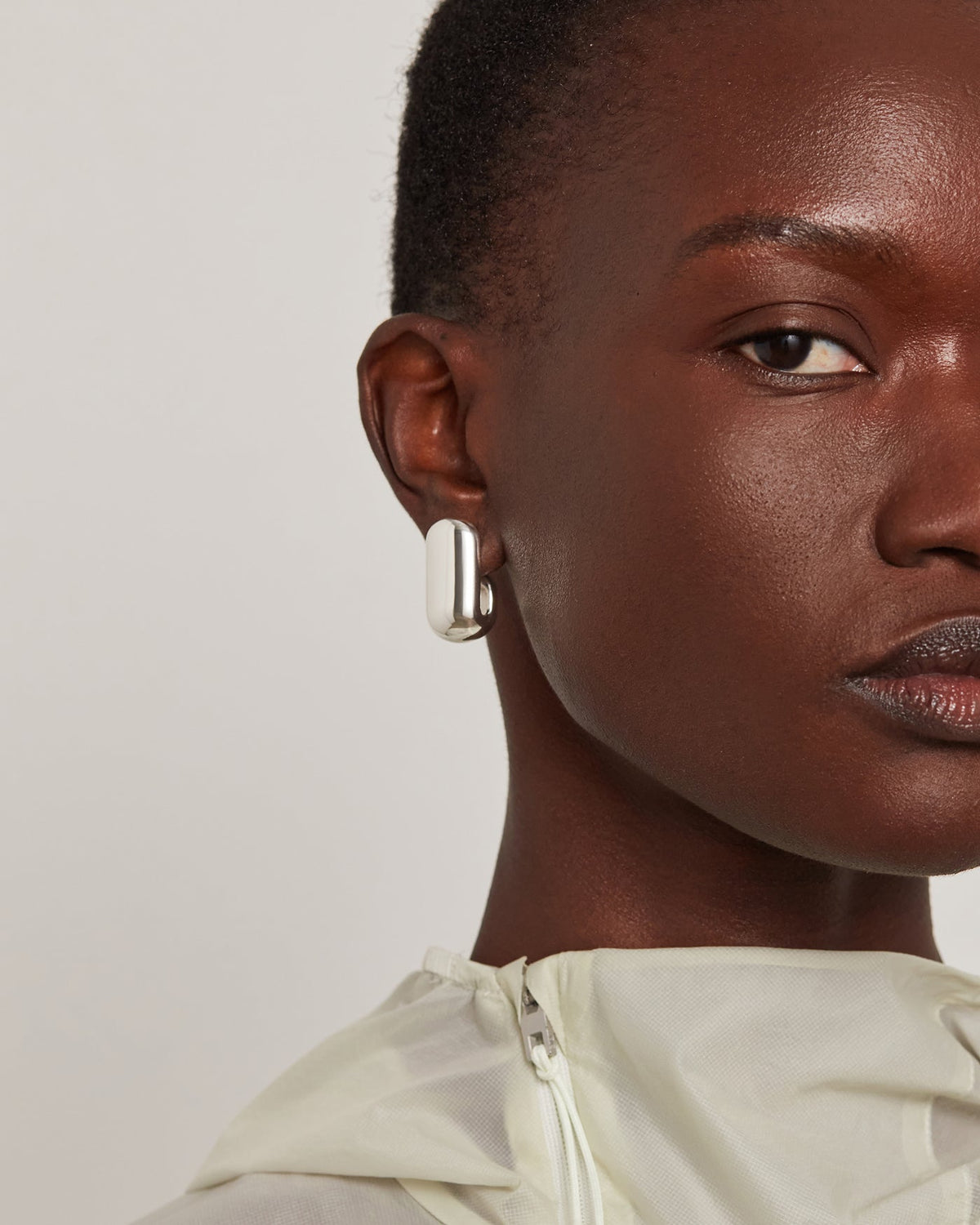 Leon Earrings Silver