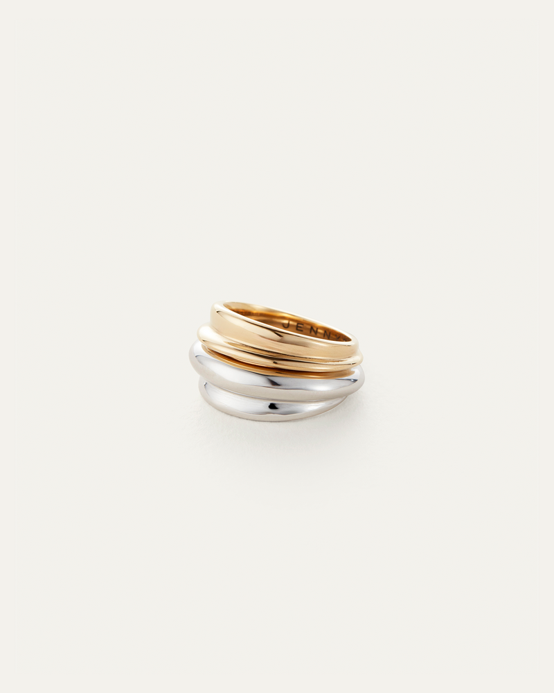 Lennon Ring Set Two-Tone