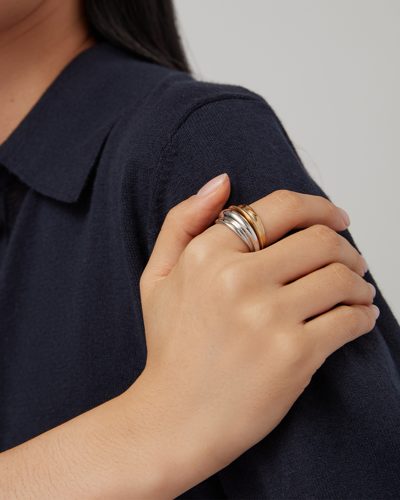 Lennon Ring Set Two-Tone