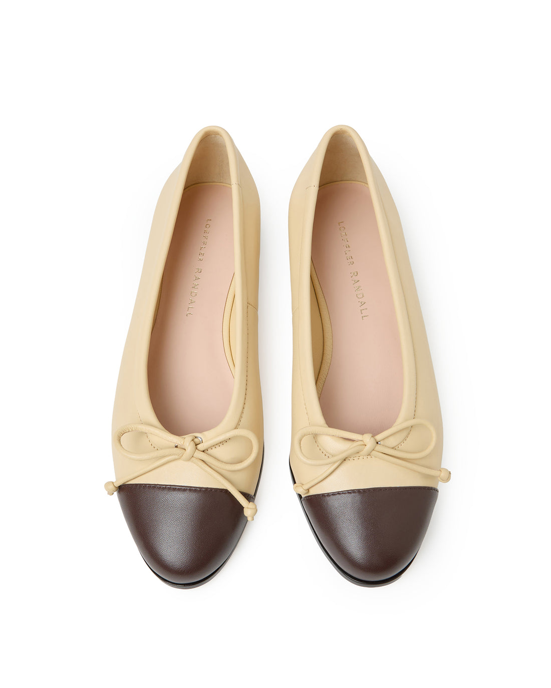 Noelle Ballet Flat Sweet Butter/Espresso
