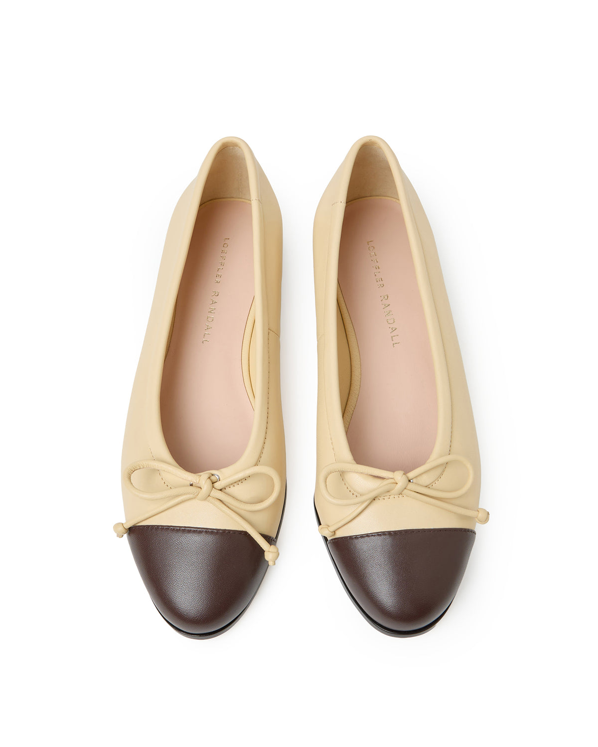 Noelle Ballet Flat Sweet Butter/Espresso
