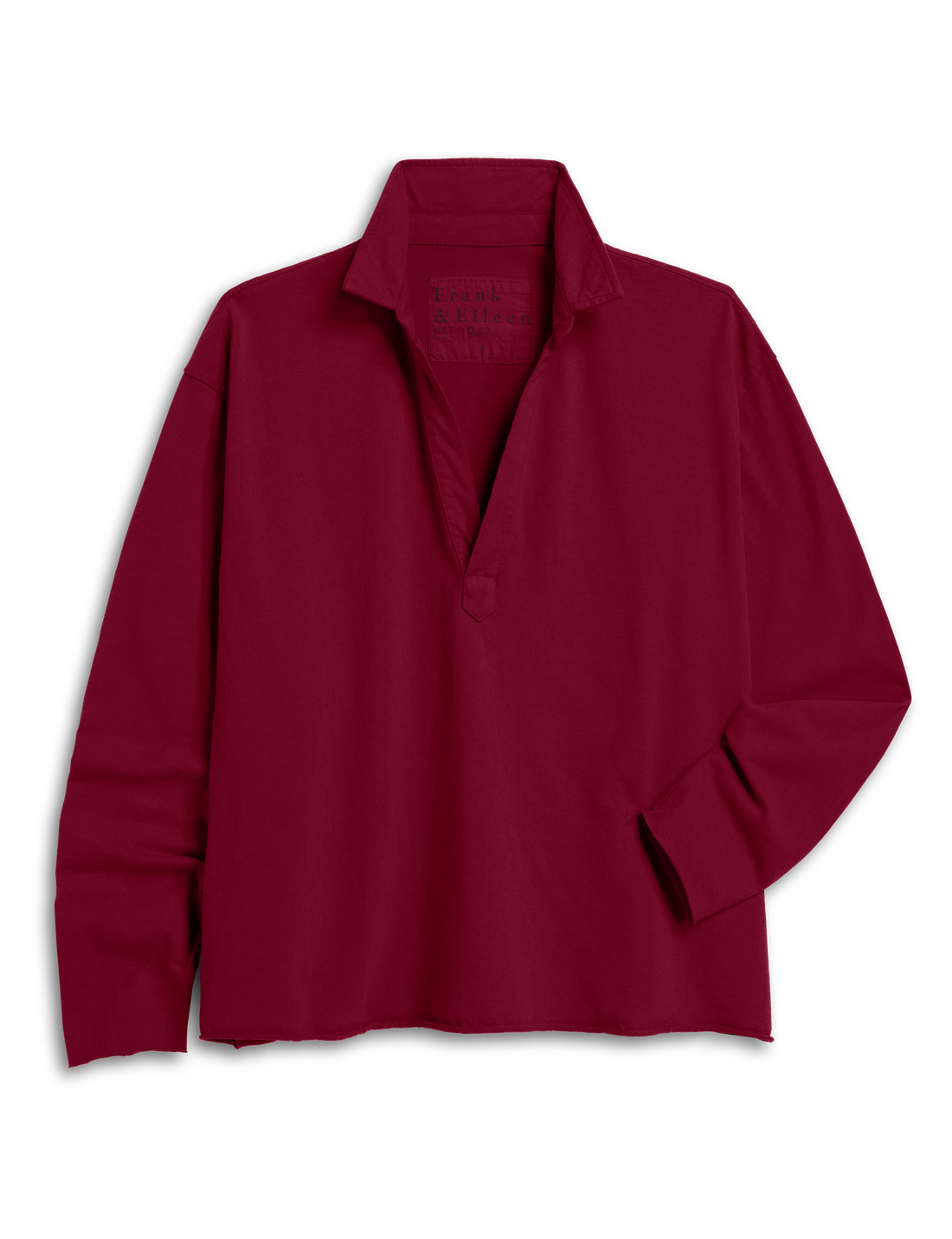 Patrick Popover Henley Tee Garnet