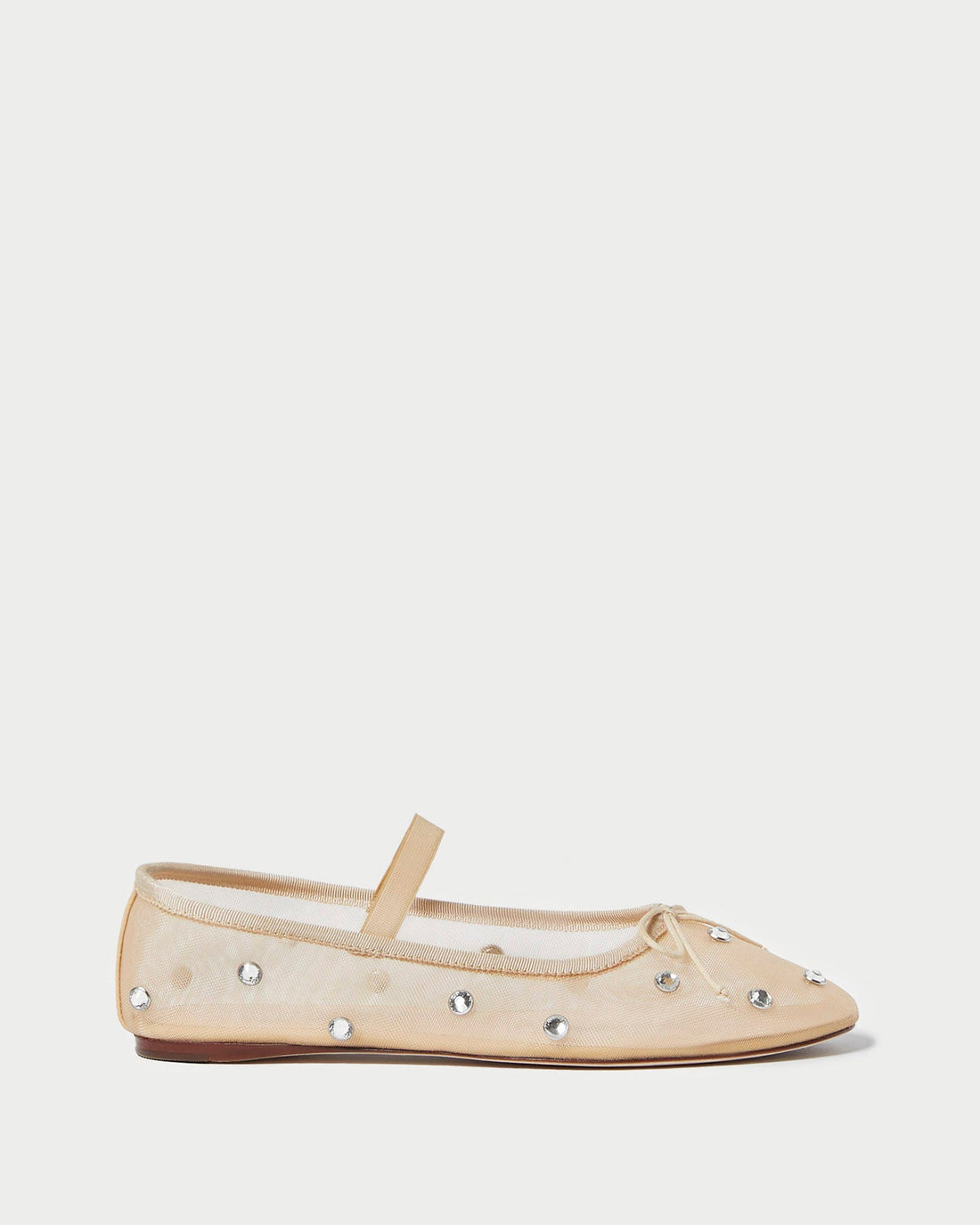 Leonie Soft Ballet Flat Caramel/Clear