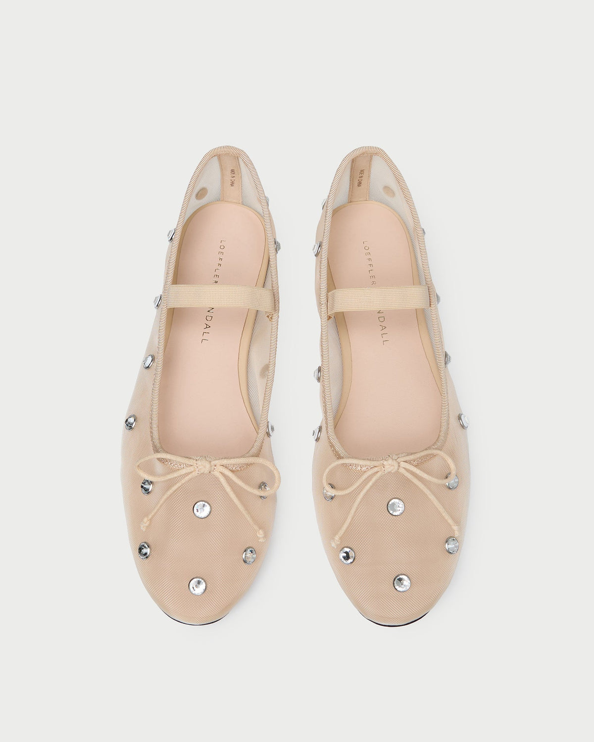 Leonie Soft Ballet Flat Caramel/Clear
