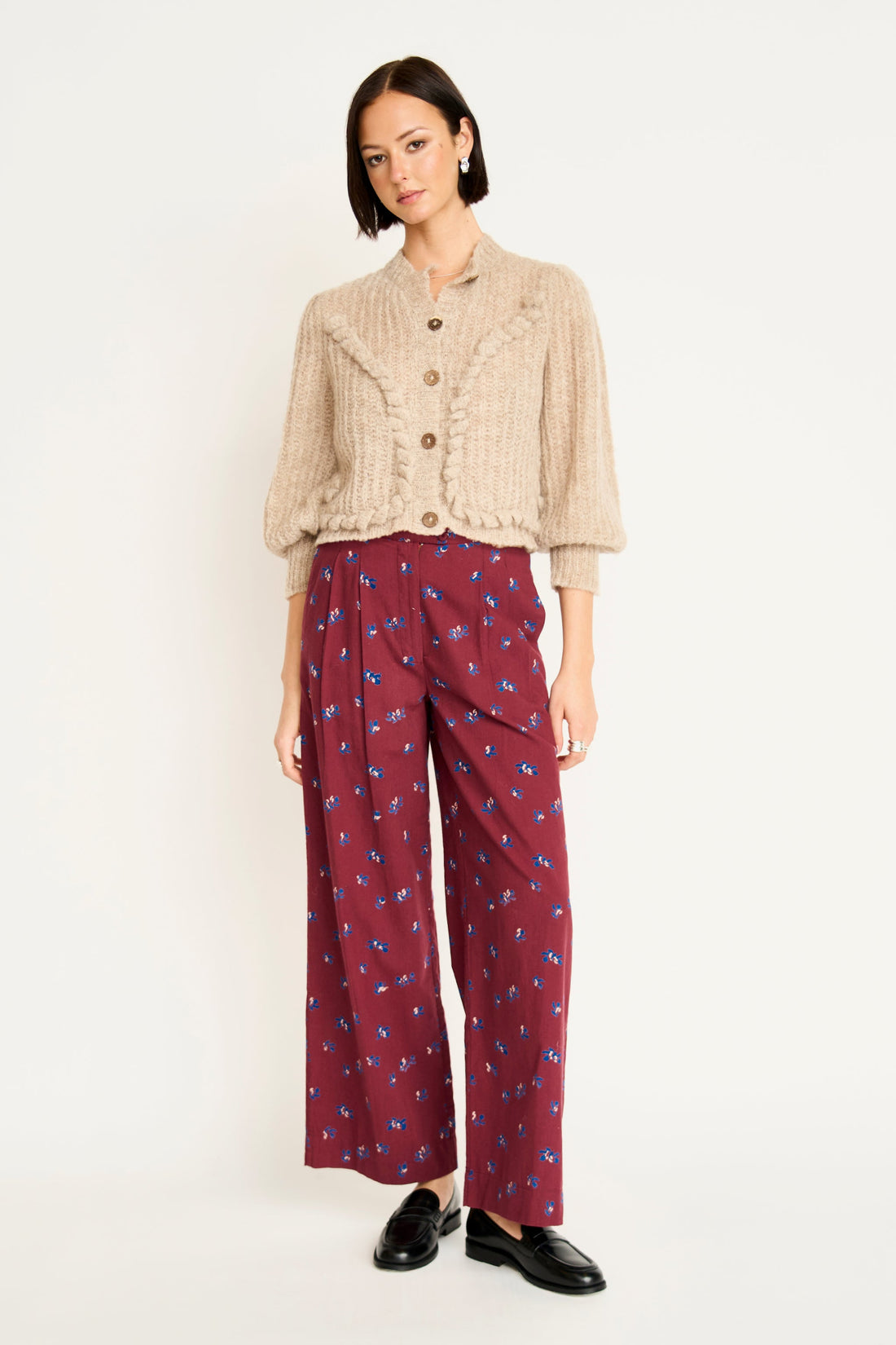 Moritz Knit Cardigan Sand