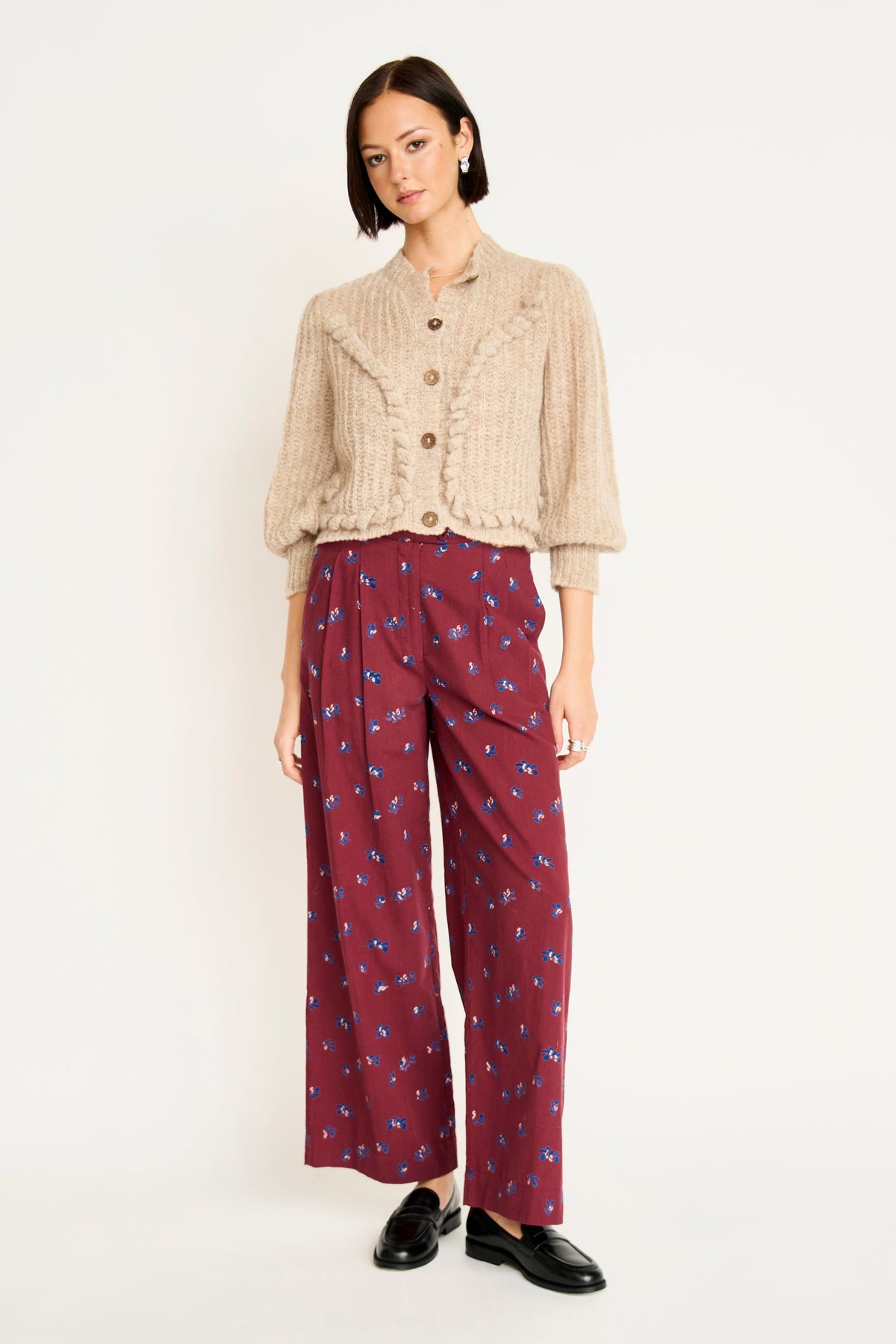 Moritz Knit Cardigan Sand
