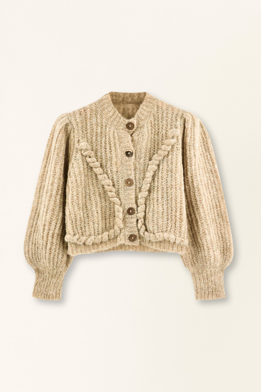 Moritz Knit Cardigan Sand
