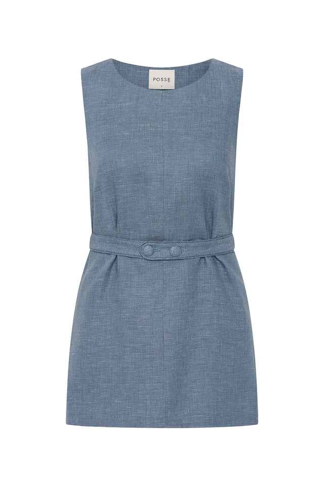 Thea Tunic Steel Blue