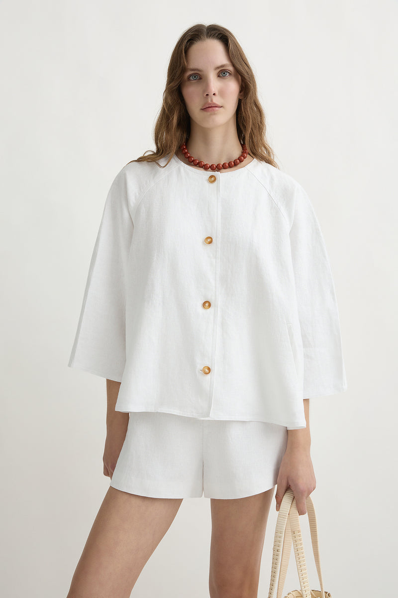 Olivia Blouse Ivory