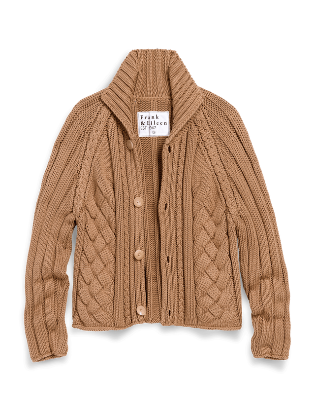 Mini Cardigan Camel
