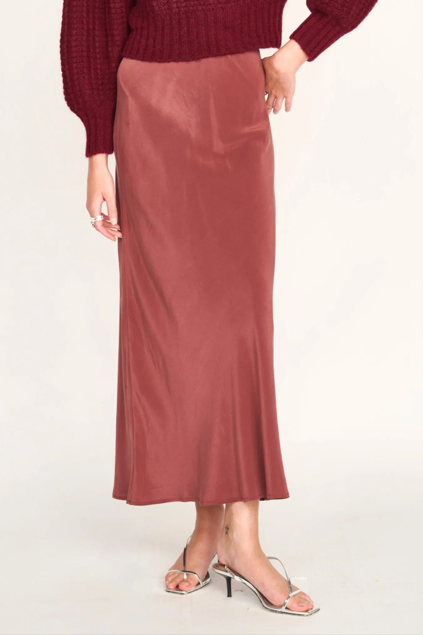 Santander Skirt in Merlot
