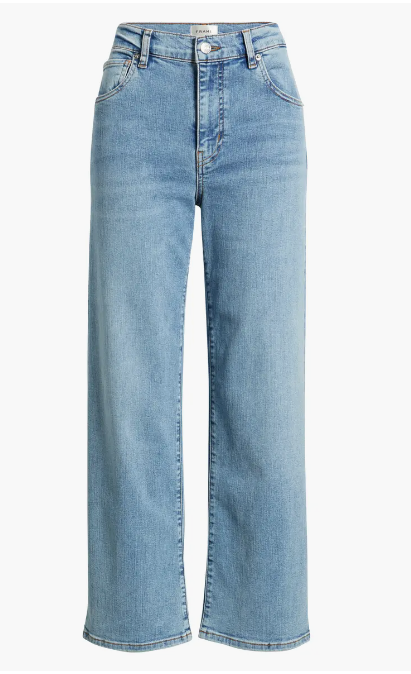 The mellow Ankle Straight Leg Jean Ripple