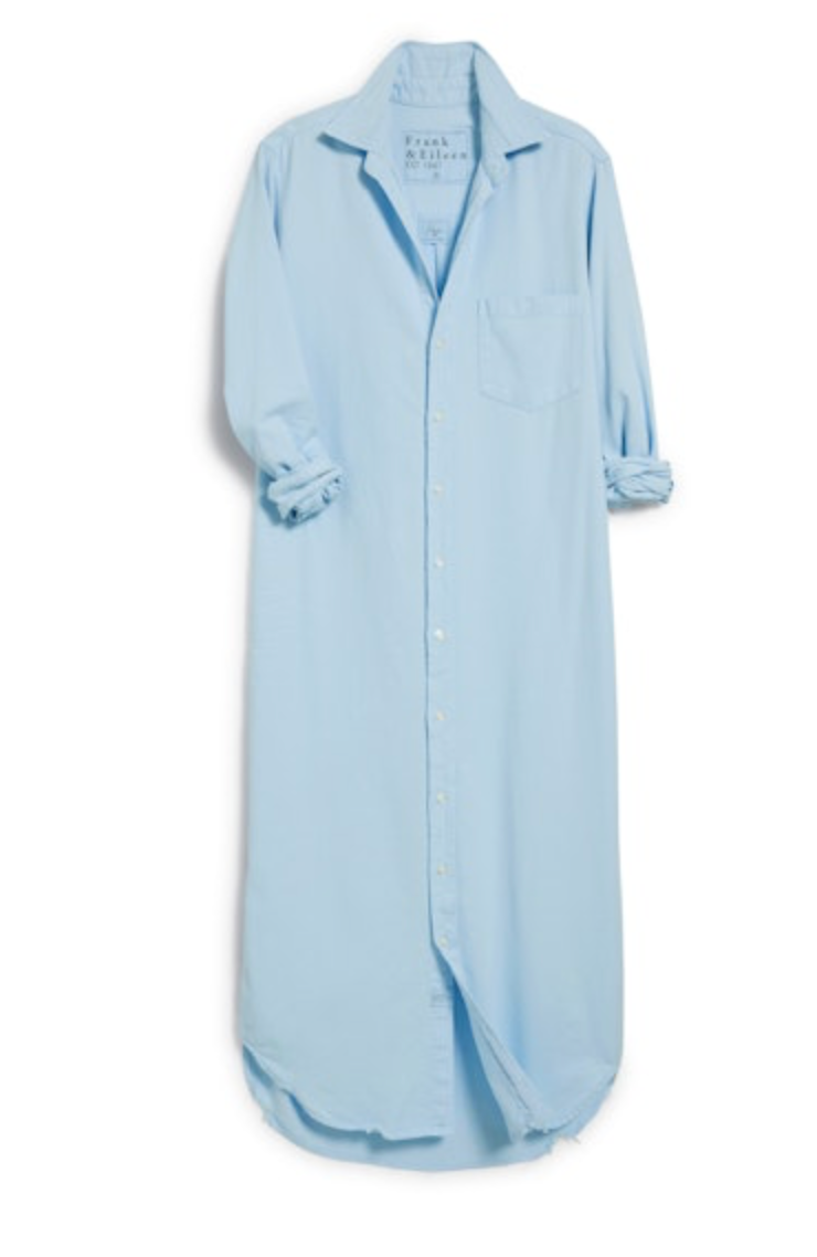 Rory Maxi Shirtdress Cloud