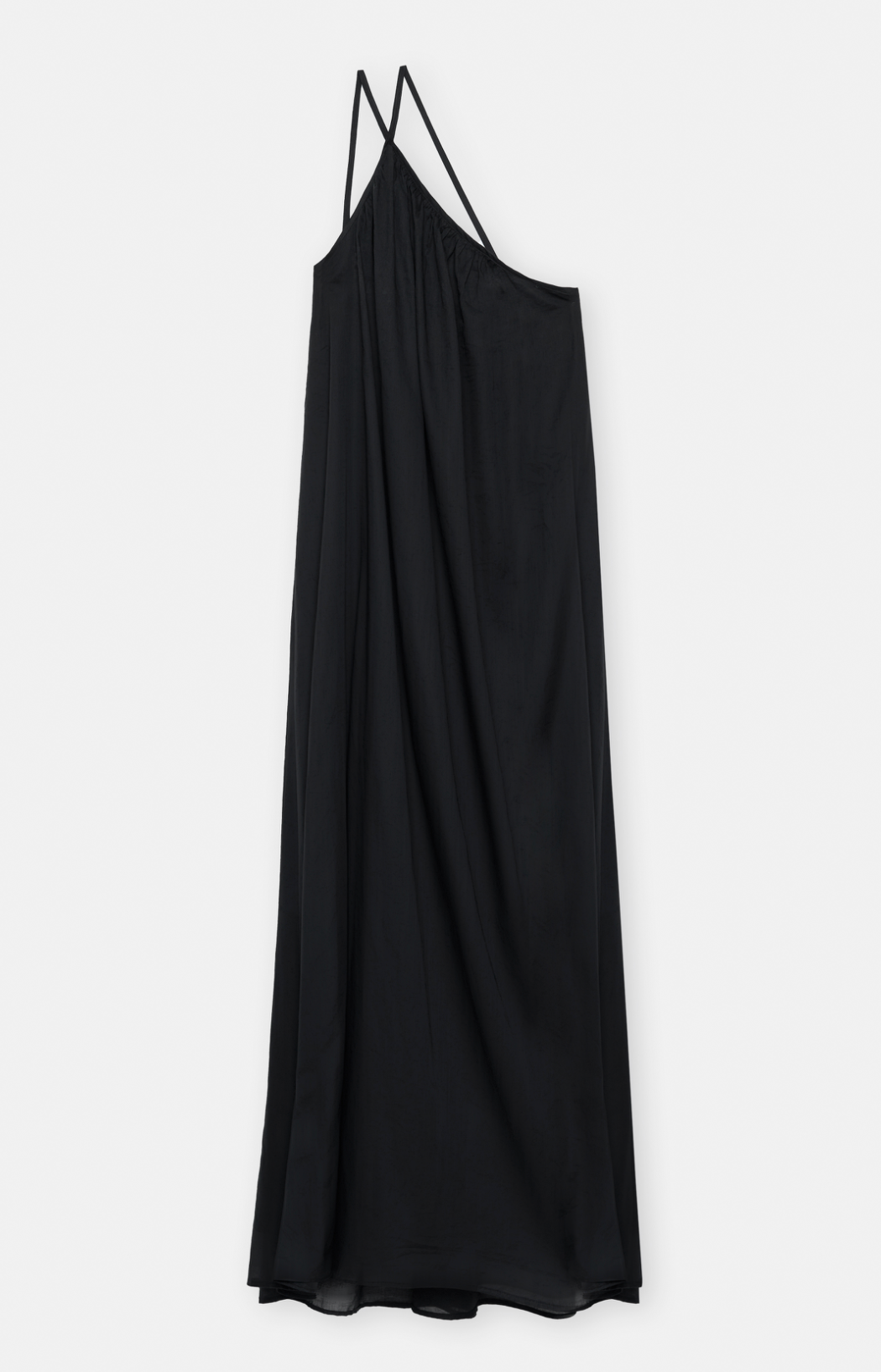 Gathered Dress Black