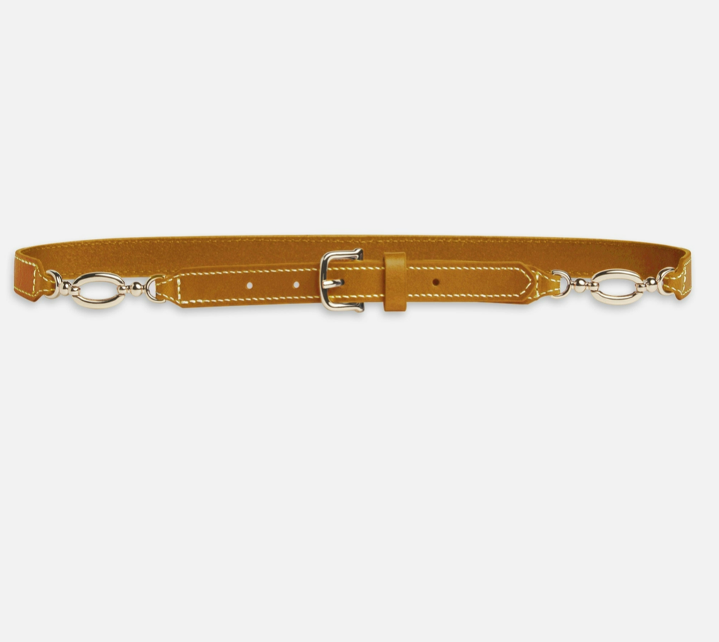 The Jewelry Detail Belt Camel