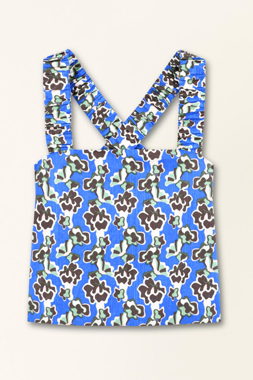 Boca Tank In Lapis Wildflower