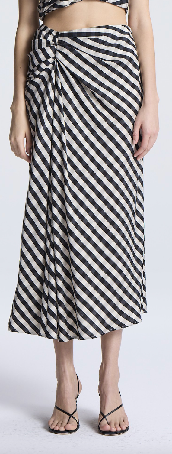 Jean Skirt Black/Tan