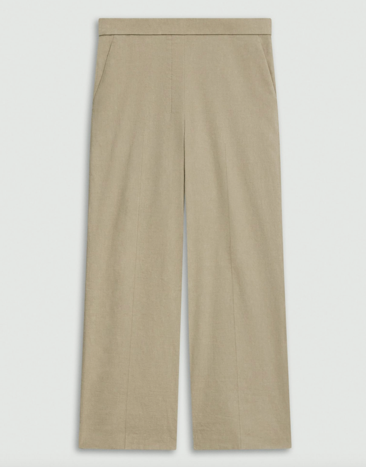 Relaxed St Pull On Good Crunch Linen Soft Taupe