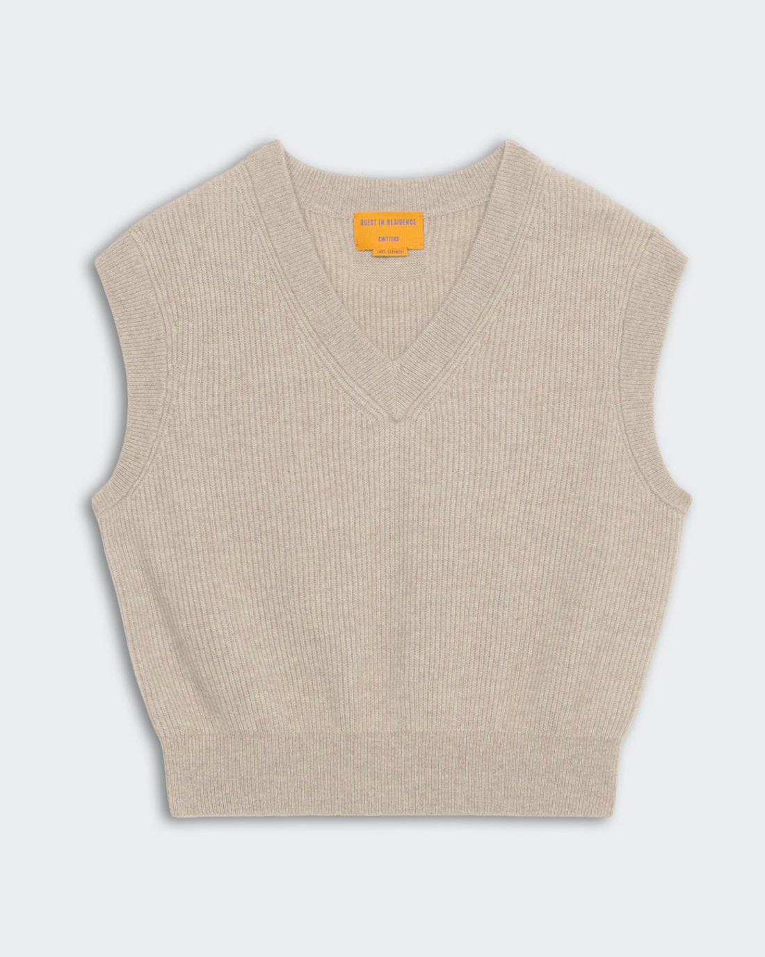 Rib Vest Taupe