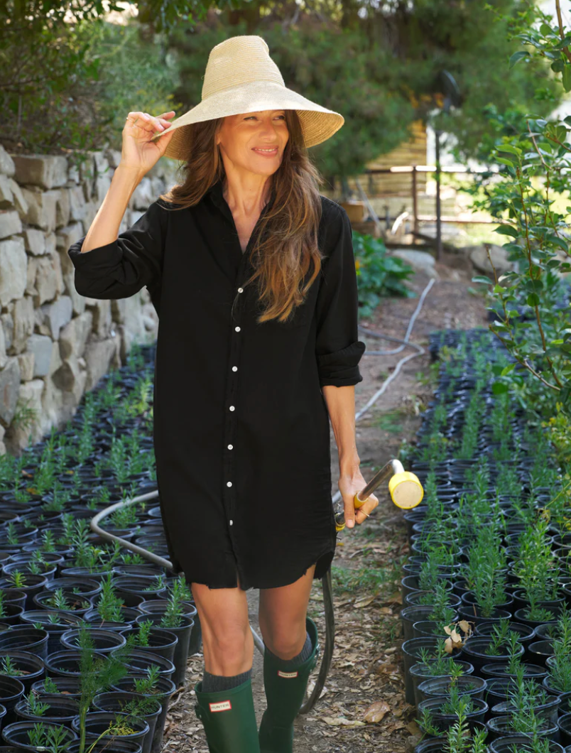 Classic Shirtdress Blackout