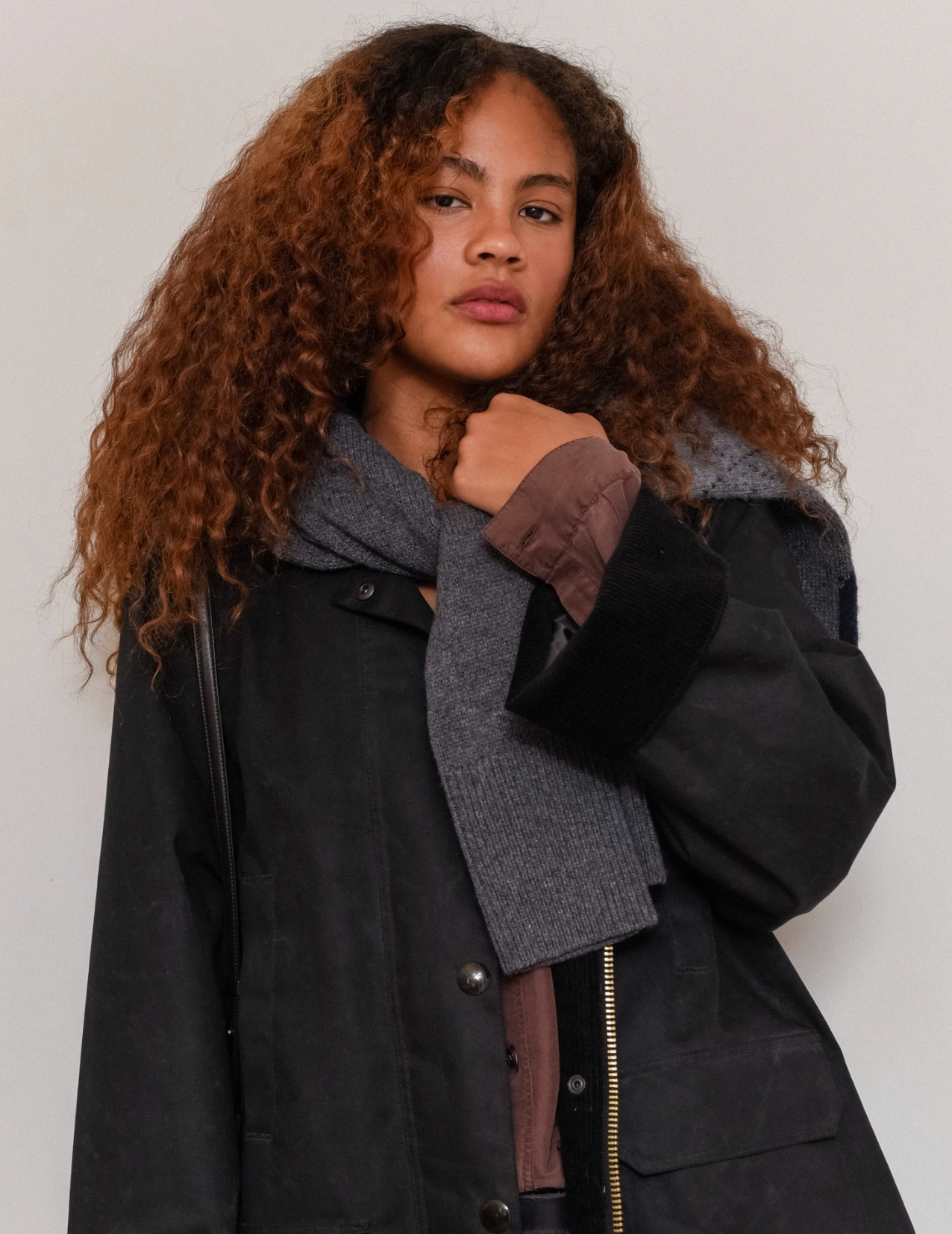 Chiltern Street Jacket in Waxed Cotton Black