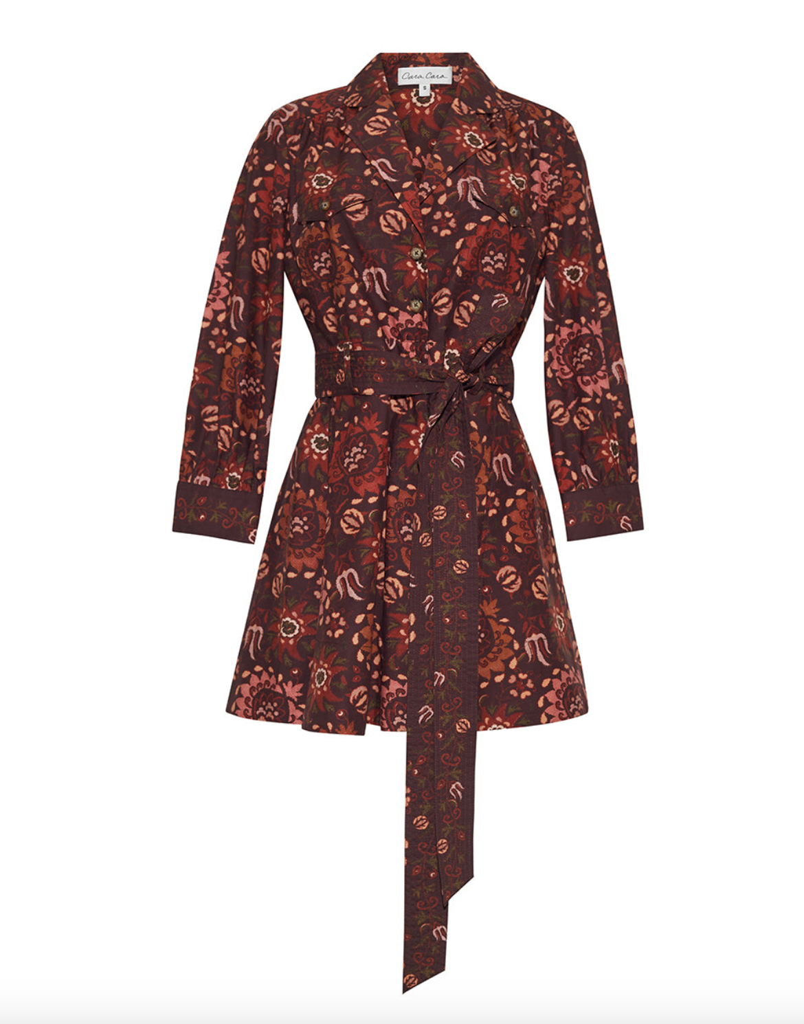 Leona Dress Batik Vine Wine