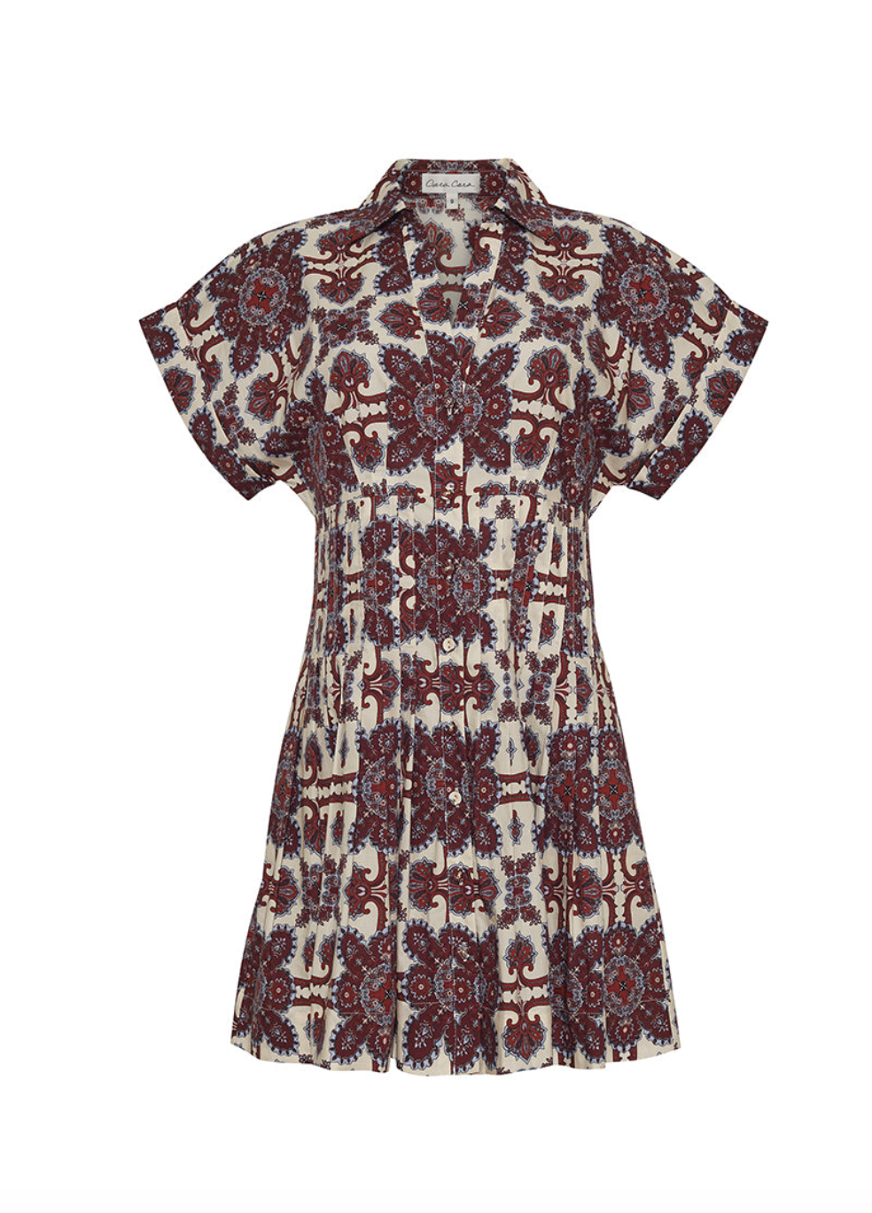 Nash Mini Dress Vintage Tile Berry