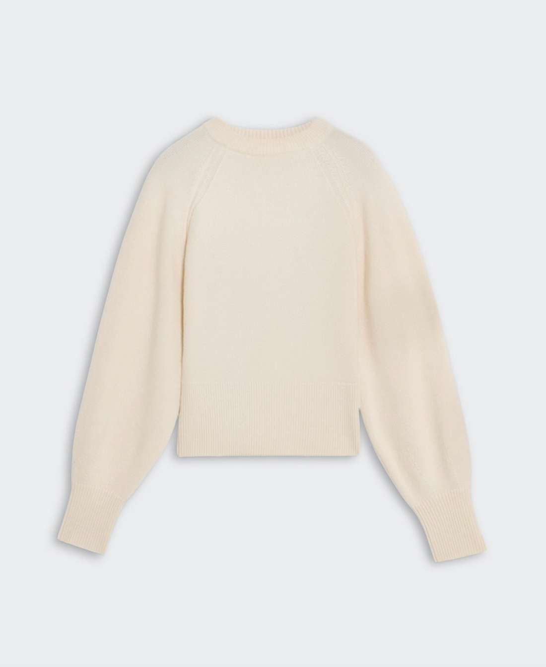 Sculpted Crew Sweater Cream