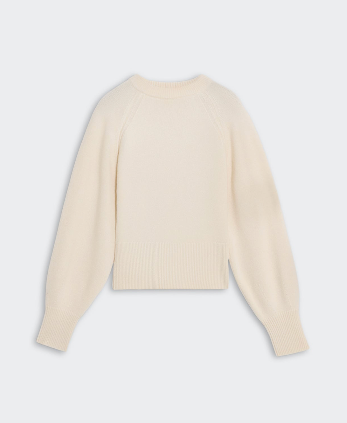 Sculpted Crew Sweater Cream