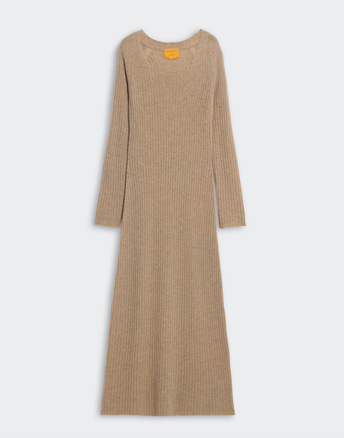 Wide Rib Dress Taupe