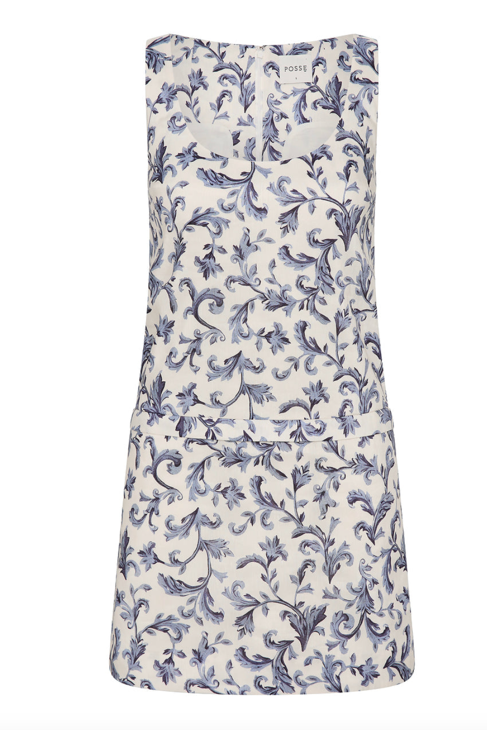 Rue Shift Mini Dress Blue Baroque