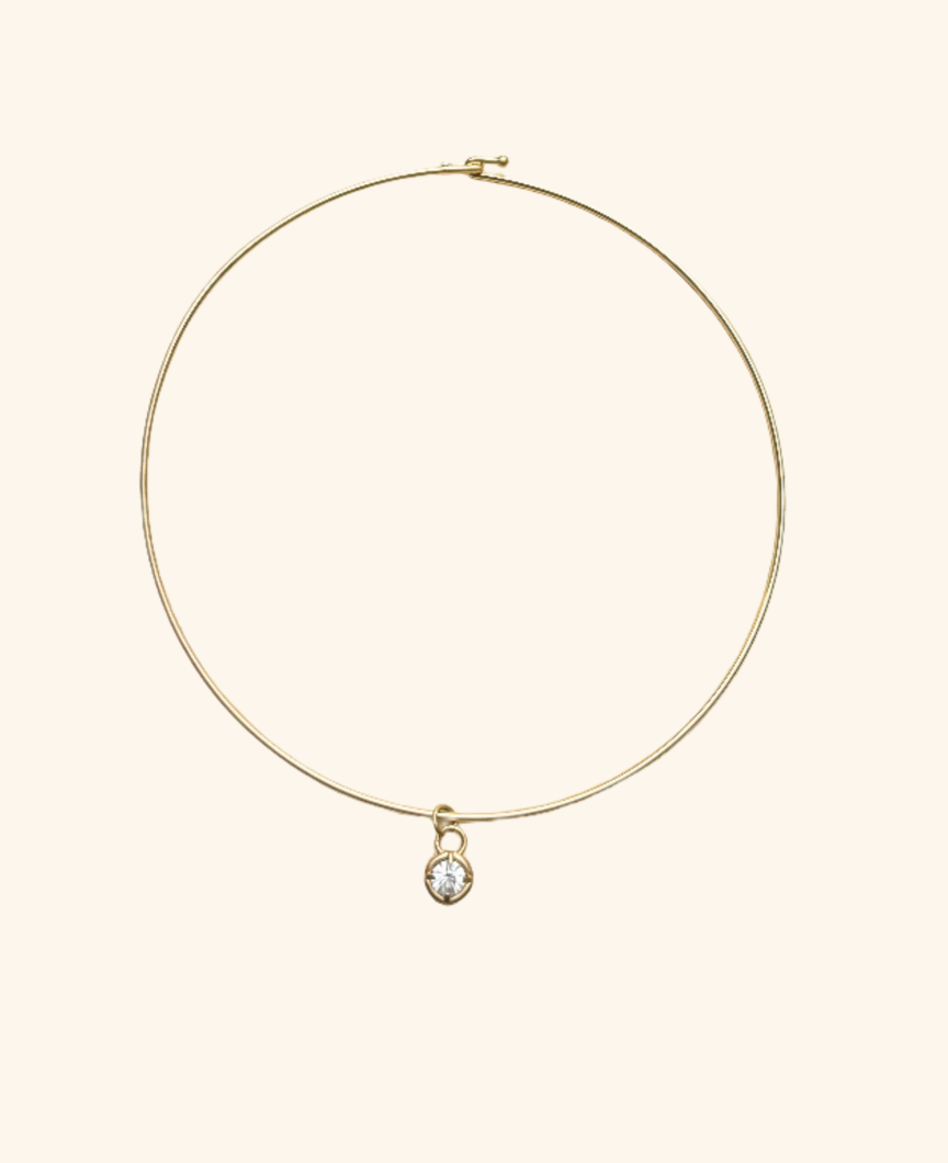 Baby Bezel Necklace